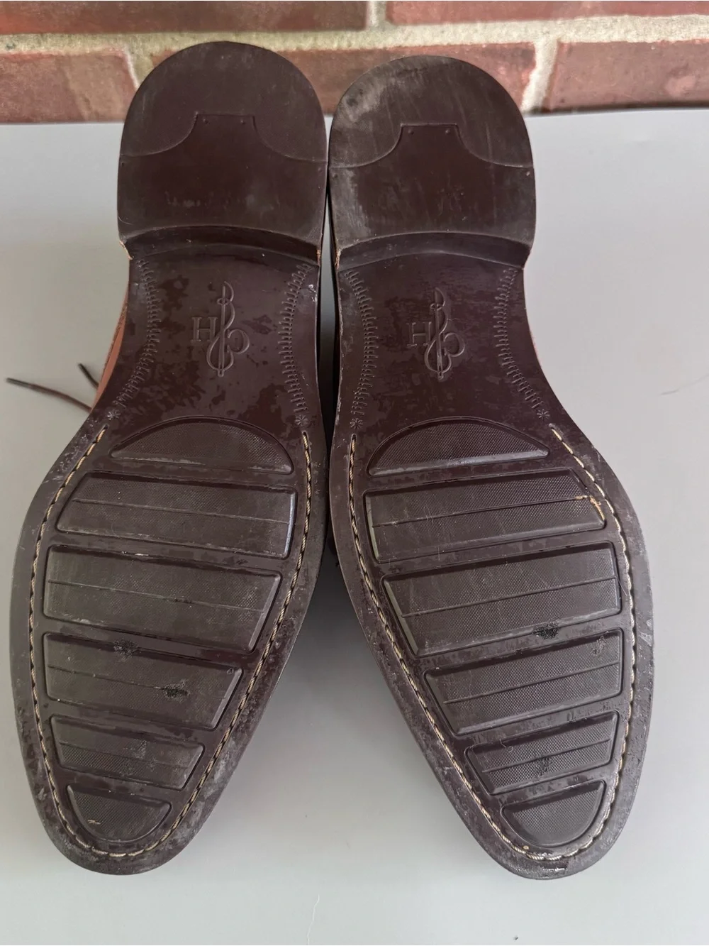 Cole Haan Mens US 9 M Brown Leather Cap Toe Derby Oxford Dress Shoes C11632. In
